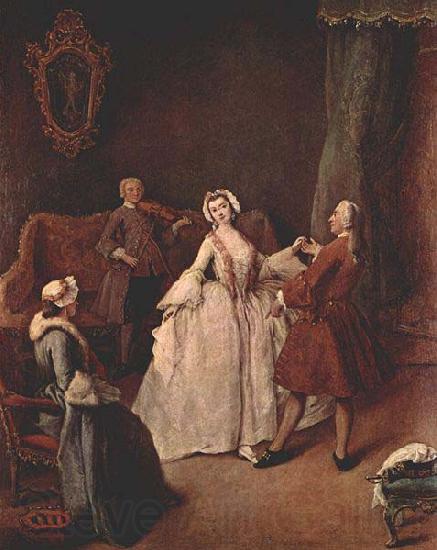 Pietro Longhi The Dancing Lesson France oil painting art